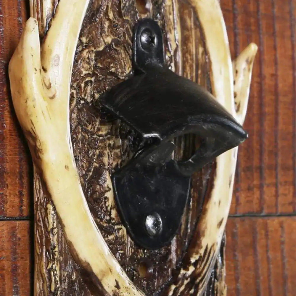 Décapsuleur Mural Bois Chasse