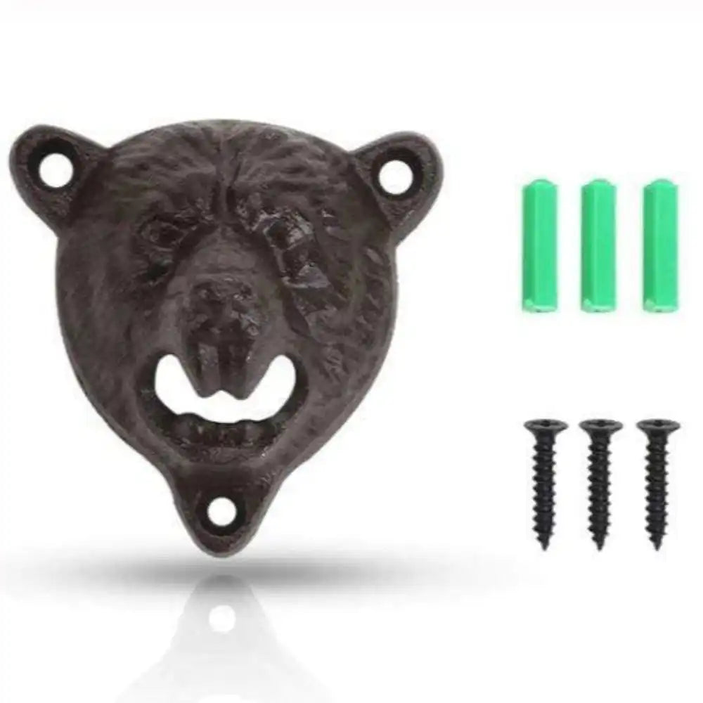 Décapsuleur Mural Ours Brun