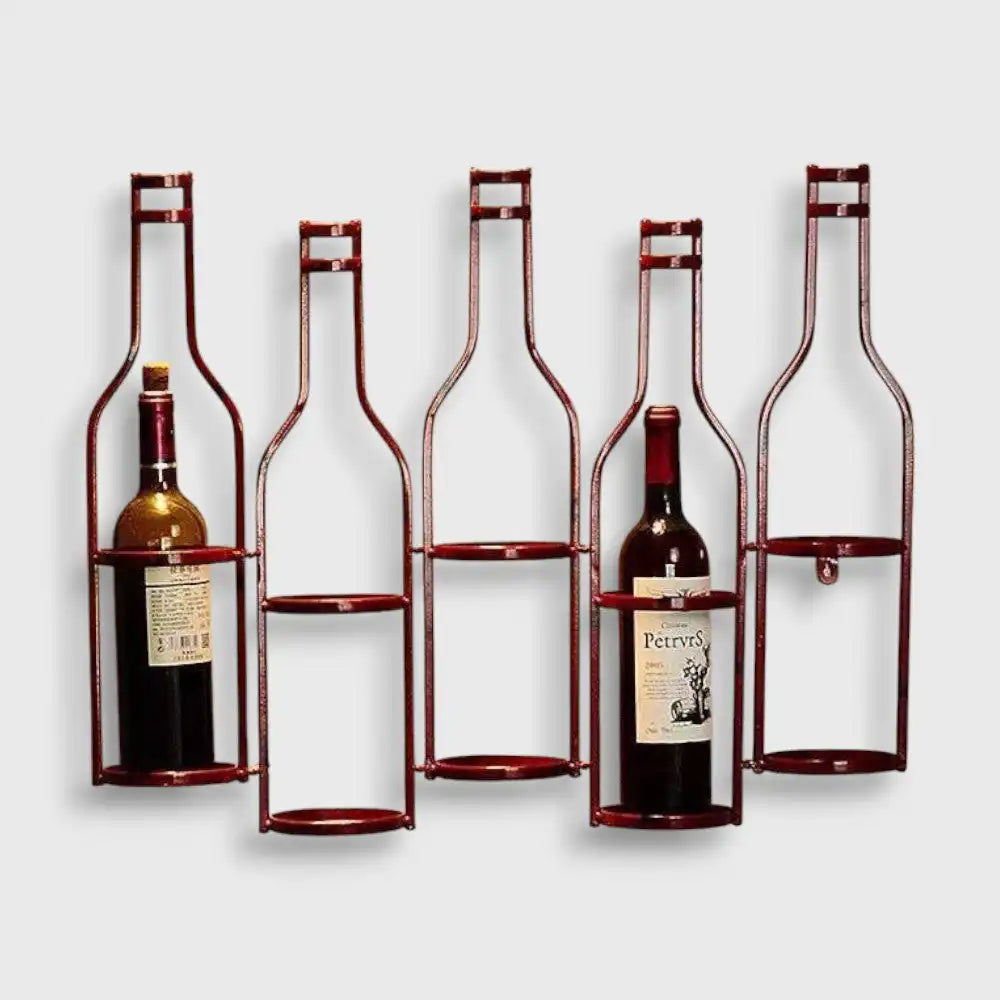 Porte Bouteille Mural Décoratif