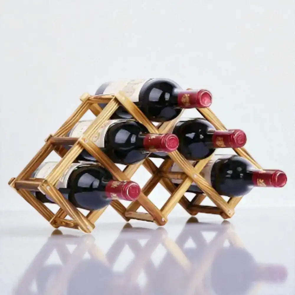 Porte Bouteille de vin en bois
