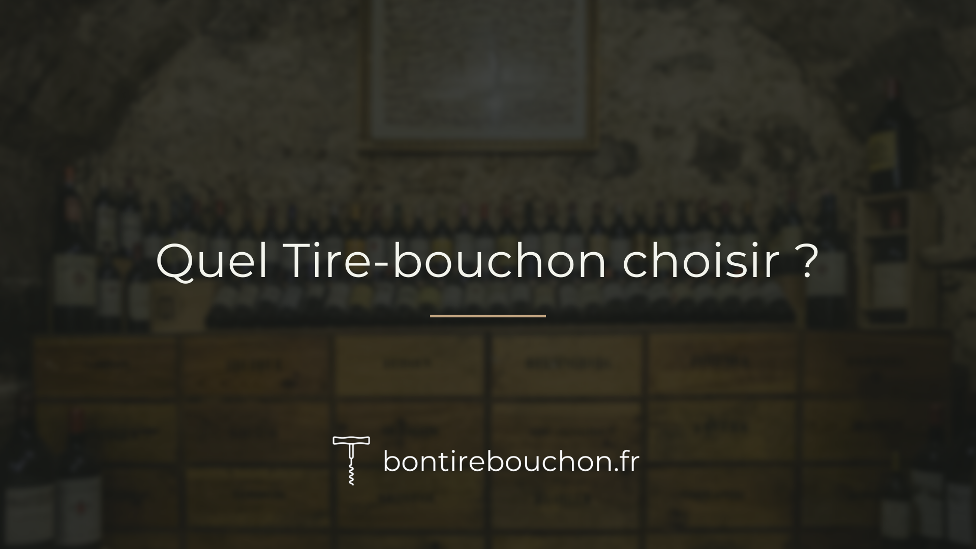 Tire-bouchon bilame pour ouvrir vos vieux millésimes - Coffret vin