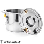 Alambic en cuivre 6-20L Chaudière en acier inoxydable