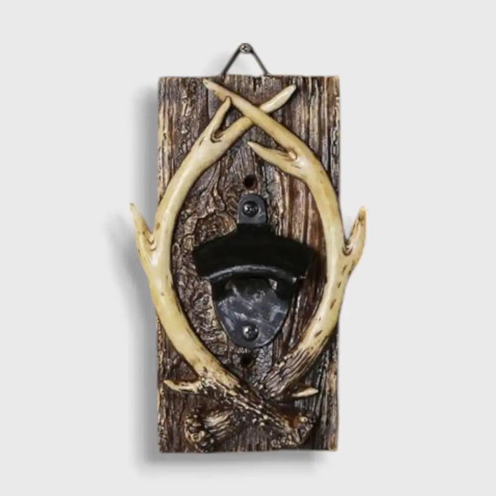 Décapsuleur Mural Bois Chasse