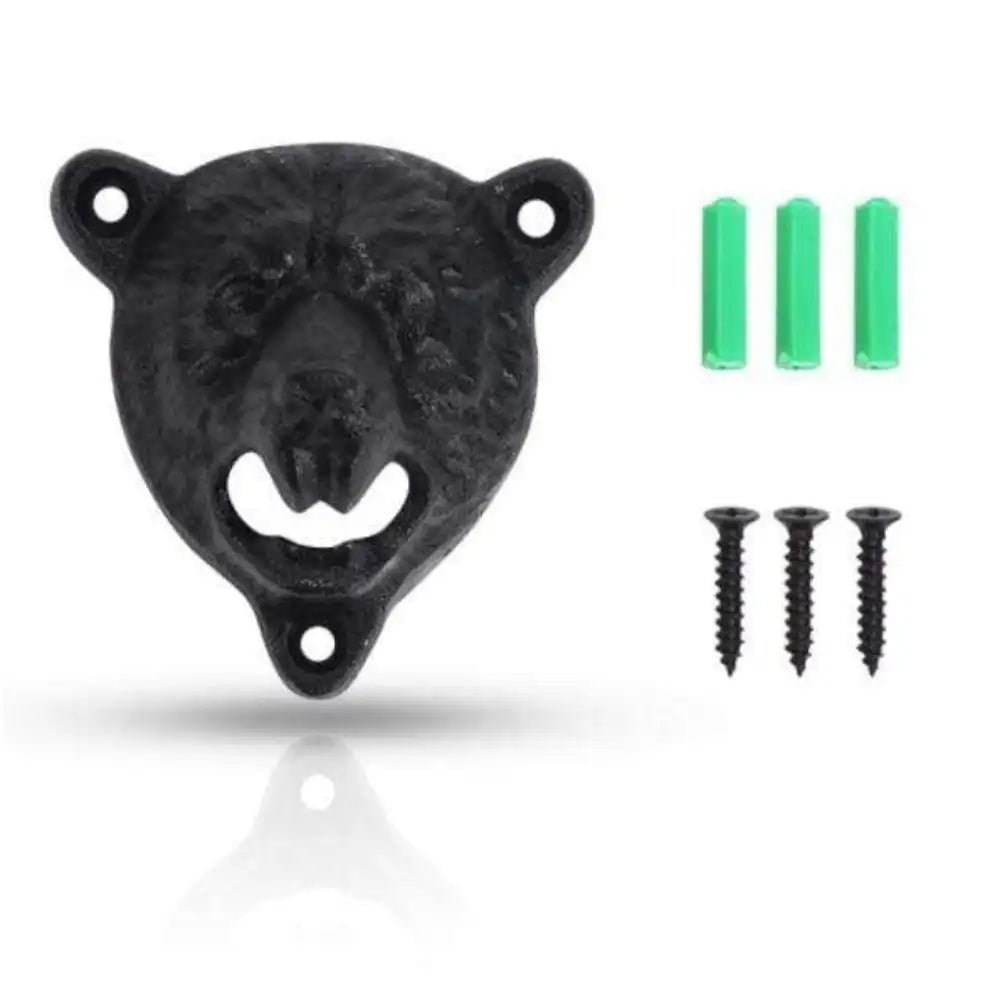 Décapsuleur Mural Ours Noir