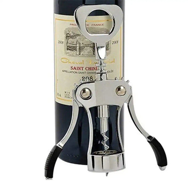 Secret De Gourmet - Tire Bouchon « Charles De Gaulle » 17cm Argent