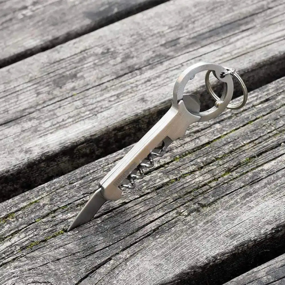 Tire-bouchon Porte-clé Décapsuleur Métal