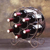 Porte-bouteille de Vin Métal<br> Cylindre "Bronze"