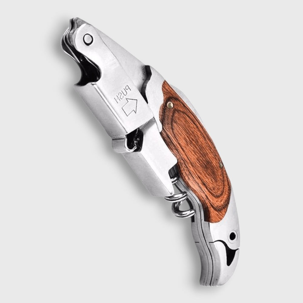 Tire-Bouchon Sommelier  Large En Bois