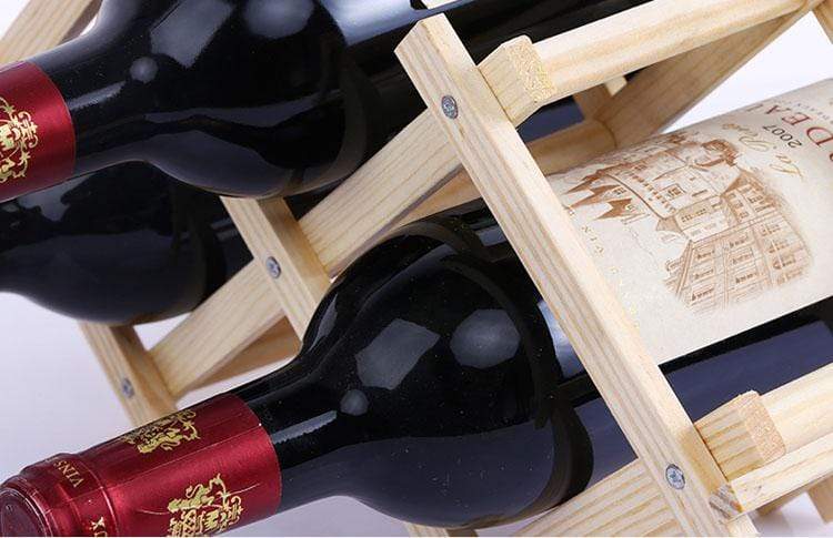 Rangement Bouteille de vin en bois