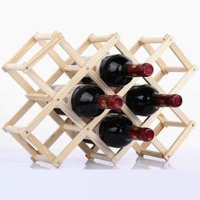 Porte-bouteille de Vin Étagère Bois